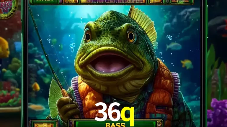 Personagem de peixe pescador do popular jogo de slot com tema de pescaria, uma das emocionantes opções de caça-níqueis para jogar e ganhar no cassino 36q.